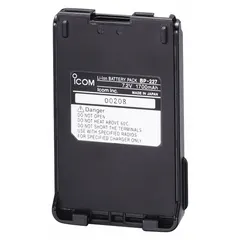 Lithium-ion battery for Icom M88 series handheld radios. 1,850 mAh capacity. IP67 rated waterproof and dust-tight. Suitable for portable two-way radio communication in field operations.