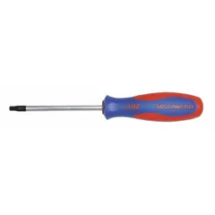 This Torx screwdriver features a T30 tip size and an overall length of 8 1/2 inches. It is suited for general fastening and loosening of T30 Torx fasteners in maintenance, assembly, and repair tasks.