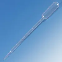 GLOBE SCIENTIFIC Transfer Pipette: 5 mL Capacity, Non-Sterile, Std Transfer Pipette, Plastic, 500 (MPN 137010-500)