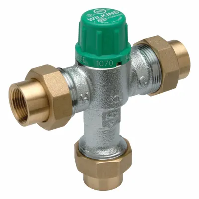 WILKINS 12-ZW1070XL Point-of-Use Thermostatic Mixing Valve, 1/2 in Outlet - Point-of-Use Mixing Valves