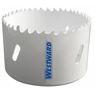 WESTWARD Hole Saw: 5 in Saw Dia., 4/6 Teeth per Inch, 1 1/2 in Max. Cutting Dp - Multi-Material-Cutting Hole Saws without Arbor