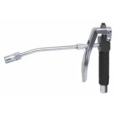 This non-metered manual dispense gun features a steel nozzle body for handling fluids during transfer from drums or containers. Suitable for manual dispensing tasks in maintenance, manufacturing, and workshop settings.