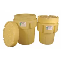 ULTRATECH Drum Lid: For Overpack Drums/Salvage Drums Drum Type, Plastic, Tan, 0580, 9HN10 (MPN 588)