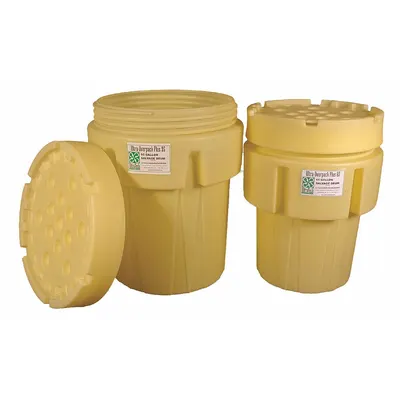 ULTRATECH Drum Lid: For Overpack Drums/Salvage Drums Drum Type, Plastic, Tan, 0580 - Lids for Overpack Drums