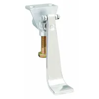 Foot Pedal: Sani-Lav, Brass, Nickel-Plated Finish, NPT, 1/2 in Connection Size, 2 3/4 in Overall Wd (MPN 106L)