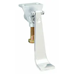 This replacement foot pedal is constructed of brass with a nickel-plated finish and features a 1/2 in NPT connection. With an overall width of 2 3/4 in, it is designed for hands-free operation of faucets in commercial or industrial settings.