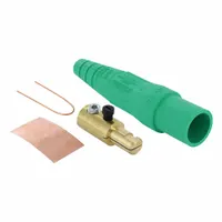 Single Pole Inline: Male, Green, 600V AC/600V DC, 400 A, Single Set Screw Termination, 16 Series (MPN 16D23-UG)
