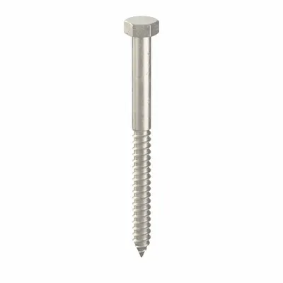 FOREVERBOLT 18-8 Stainless Steel Hex Head Lag Screw - 18-8 Stainless Steel Hex Head Lag Screws