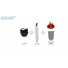The ELGA Chorus 2 Kit is a replacement kit for water purification systems, including filters, stands, and switches. It is designed for use with ELGA Chorus 2 systems to support maintenance and ensure consistent water quality in laboratory applications.