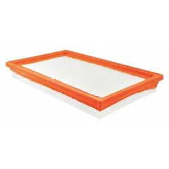 Rectangular panel engine air filter with an overall length of 11 1/16 inches. Designed for Subaru vehicles. Traps airborne contaminants to protect the engine and maintain performance.