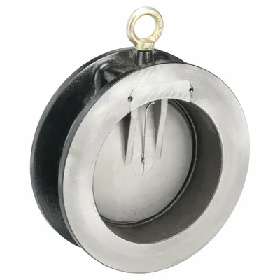 CHAMPION 3 in Ductile Iron Wafer Spring-Loaded Swing Check Valve - Ductile Iron Wafer Spring-Loaded Swing Check Valves