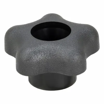 INNOVATIVE COMPONENTS Snap-Lock 5-Arm Knob, Plastic, M6 Thread, 1.75 in Dia - Snap-Lock 5-Arm Knobs