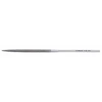 Needle File: Triangular, 120_140 Grit, 2 75591/100000 in Lg without Tang, 1/8 in Wd, 5/32 in Thick (MPN NF2132D126)