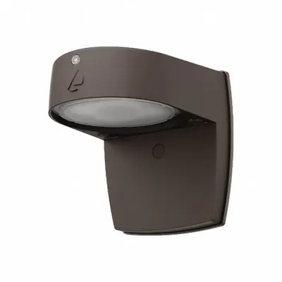 LED Entry Light: LED, 800 lm, 3000K/4000K/5000K, 9.5 W, 120V AC, Type V - LED Compact Wall Packs