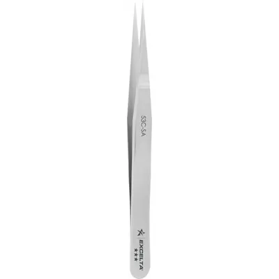 EXCELTA 53C-SA Stainless Steel Wafer-Handling Tweezers