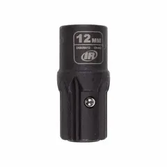 This metric impact socket features a 12 mm, 6-point standard drive and a 1 9/16 in overall length. The Manganese Phosphate coating provides corrosion resistance. It is designed for use with impact wrenches in heavy-duty fastening applications.