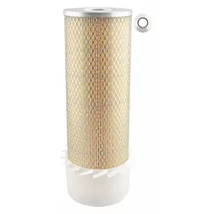 Round/oval engine air filter with axial seal, 5 1/4 in outside diameter. Designed for Bobcat vehicles. Traps airborne contaminants to protect the engine.