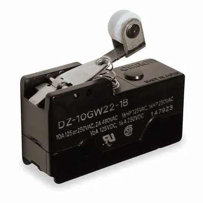OMRON Snap Action Switch: Hinge Roller Lever Actuator, 3NO/3NC - Roller-Lever Snap-Action Switches