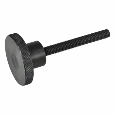 JW WINCO Knurled Screws; Knurled Hand Knobs: Knurled, Steel, 5/16"-18 Thread, 3 in Thread Lg - Knurled Knobs with Threaded Stud