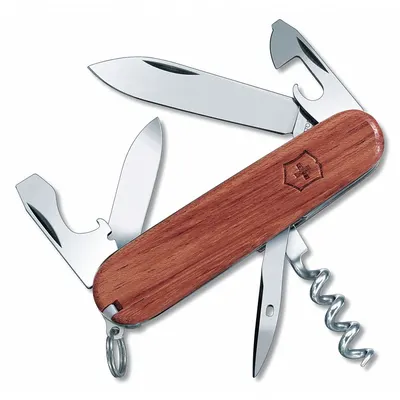 VICTORINOX SWISS ARMY Hardwood Spartan Multi-Tool Folding Knife - Multi-Tool Folding Knives
