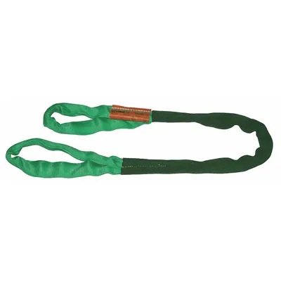 LIFT-ALL Roundsling: Type 3, Polyester, Polyester Sleeve w/ Nylon Cover - Abrasion-Resistant Eye Round Slings