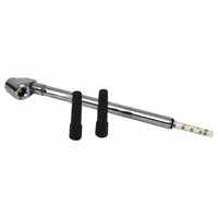 Pencil-type tire pressure gauge with steel construction. Measures pressure in 2 psi increments. Suitable for checking and adjusting tire pressure on cars, trucks, and equipment during routine maintenance and safety checks