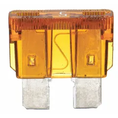 Fast-acting, non-indicating automotive fuse from the ATC series. Rated 5 A and 32 V DC with a standard profile. Provides overcurrent protection for vehicle circuits such as lighting, audio systems, and auxiliary power outlets.