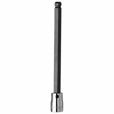SK PROFESSIONAL TOOLS Socket Bit: 3/8 in Drive Size, Ball Hex Tip, 4 mm Tip Size - Ball-End Hex Bit Sockets