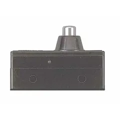 The OMRON Z-15GD is a plunger snap-action switch from the Z series with a 1NO/1NC contact configuration. Rated for 15 A at 250 V AC, it features a solder electrical connection. Typical applications include position sensing and limit control in industrial automation, packaging machinery, and conveyor systems.