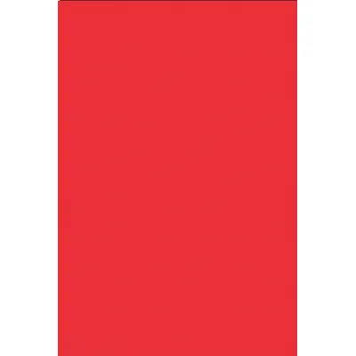 ACCUFORMNMC Gauge Marking Labels: Red, 8 in Label Wd, 12 in Label Ht, Polyester
