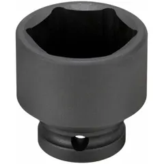 This 1/2" drive impact socket is designed for use with impact tools to tighten or loosen fasteners. It features a 6-point SAE configuration with an 11/16 in socket size and a standard length. The manganese phosphate finish provides corrosion resistance. Suitable for automotive repair, heavy equipment maintenance, and industrial assembly.