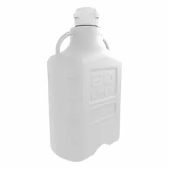 APPROVED VENDOR 26.5 L Rectangular Plastic Carboy with Dual Handles and 83 mm Screw Cap