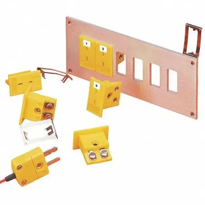 OMEGA Temperature Probe Connectors & Adapters: Panel Jack, For Type J Thermocouple Type - Thermocouple Panel Jacks