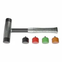 Replaceable Tip Hammer: Urethane, 1 1/2 lb Head Wt, 1 1/2 in Tip Dia, 11 1/2 in Overall Lg, Zinc (MPN AM2ZRTAG)
