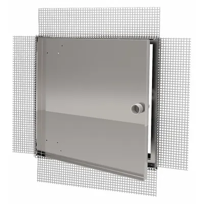 BABCOCK-DAVIS Access Door: 18 in Ht, 18 in Wd, Concealed Hinge, Plaster Bead Flange, Steel - Latching Access Doors