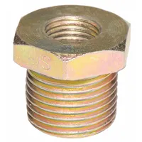 Stud Extender: Steel, Brass, 9/16 in Dia, 1 1/16 in Lg, 9/16" (Inner) Thread Size (MPN PNF10STX)