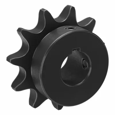 TSUBAKI Single Strand Sprocket: 50, For 5/8 in Chain Pitch, 3/4 in Bore Dia, 11 Teeth - Size 50 Fixed-Bore Roller Chain Sprockets