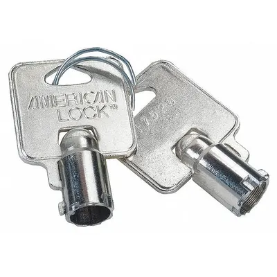 AMERICAN LOCK AKTBOX Office Furniture Key Blank, Steel, Unfinished, 7 Pins - Office Furniture Key Blanks