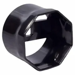 Standard SAE lock nut socket with 8-point design, 3-3/4 in socket size, and 3/4 in drive. Powder-coated finish. Used for tightening or loosening lock nuts in automotive and industrial applications requiring a secure grip on heavy-duty fasteners.