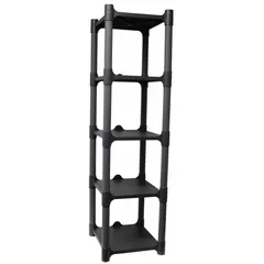 Approved Vendor Carboy Dispensing Rack, Plastic, Gray, 4 ft H x 14 in L x 15-1/2 in W, Holds (5) Shelf Space Station