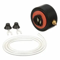 The 3M Fit Test Adapter 601 is a replacement component for respirator fit test systems used in workplace and occupational settings. It connects to fit test equipment to verify the seal of a respirator on the wearer's face, supporting industrial safety programs.