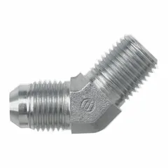 This adapter is a male x male fitting with JIC x NPTF connection types, featuring a 7/8"-14 thread size and 5/8 in x 5/8 in fitting size. Constructed from 316 stainless steel, it is suited for connecting hydraulic components in fluid power systems requiring corrosion resistance.
