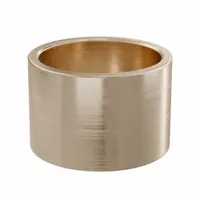 Sleeve Bearing: Bronze, SAE 841, 28 mm Bore, 33 mm OD, 22 mm Lg, 49,938 lb/sq in-fpm Max PV, 5 PK (MPN AAM2833-22B)