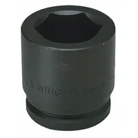 WRIGHT TOOL Impact Socket: 1 1/2 in Drive Size, SAE, 4 1/8 in Socket Size, 6-Point, Std, Black Oxide (MPN 84866)