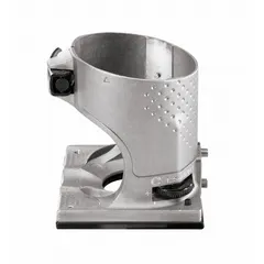 Fixed base for BOSCH PR10E and PR20EVS routers. Palm grip design for control during routing operations. Sold as a single piece. Suitable for woodworking and cabinetry applications.