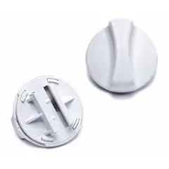 This cap filter seals the water filter housing in refrigerators and freezers, preventing leaks and maintaining water pressure. It is a genuine OEM component for Whirlpool appliances.