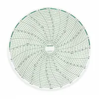 DICKSON Circular Paper Chart: Dickson, 0°F to 185°F, C458, 8 in Circular Chart Dia, Dickson, 60 PK
