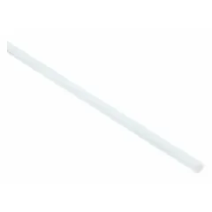 LDPE welding rods for repairing or fabricating low-density polyethylene components. Round profile, 3/16 in diameter, 48 in length, off-white color. Net weight 1 lb per pack of 25 rods. Suitable for lining tanks, patching chemical containers, and welding plastic sheets.
