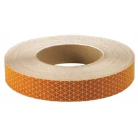 Reflective Tape: School Buses, Yellow, 1 in Wd, 50 yd Lg, Acrylic (MPN 22651)