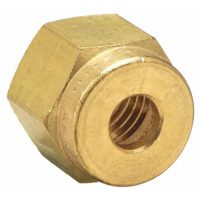 PARKER A-Lok(R) Double-Ferrule Brass Compression Fitting Nut - Double-Ferrule Brass Compression Fittings